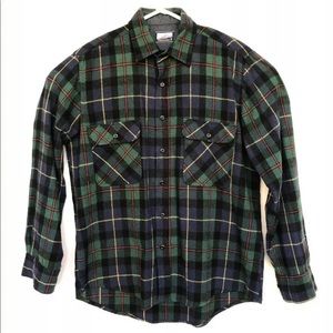 Fieldmaster Mens Shirt M Long Sleeve Wool